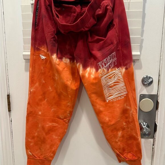 Paper planes RICH OR DYE FRENCH TERRY JOGGERS - SUNSET - Picture 3 of 7